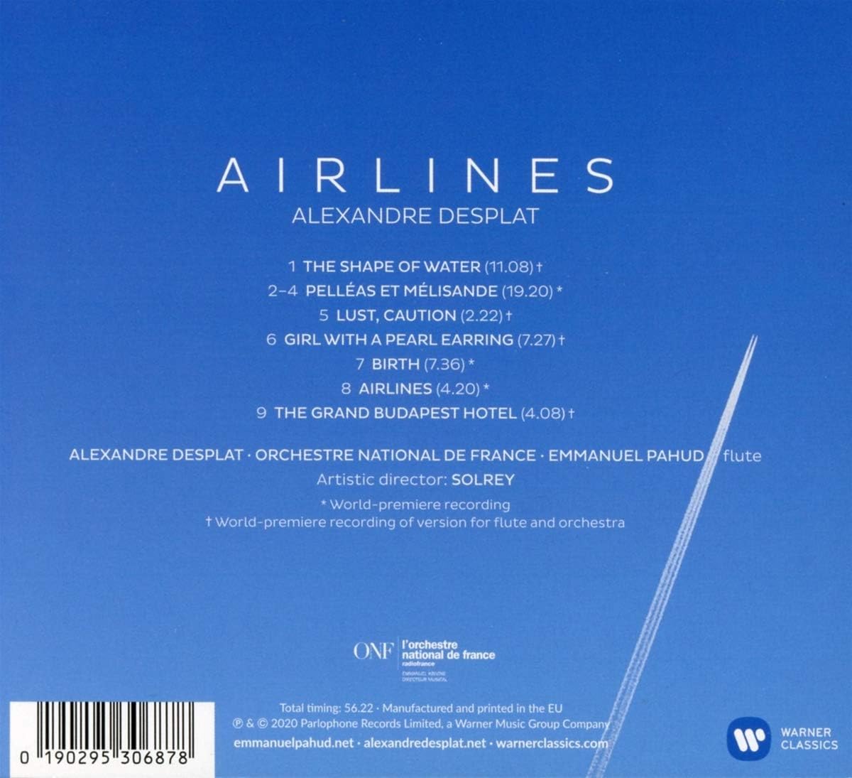 Alexandre Desplat: Airlines | Emmanuel Pahud, Orchestre National De France