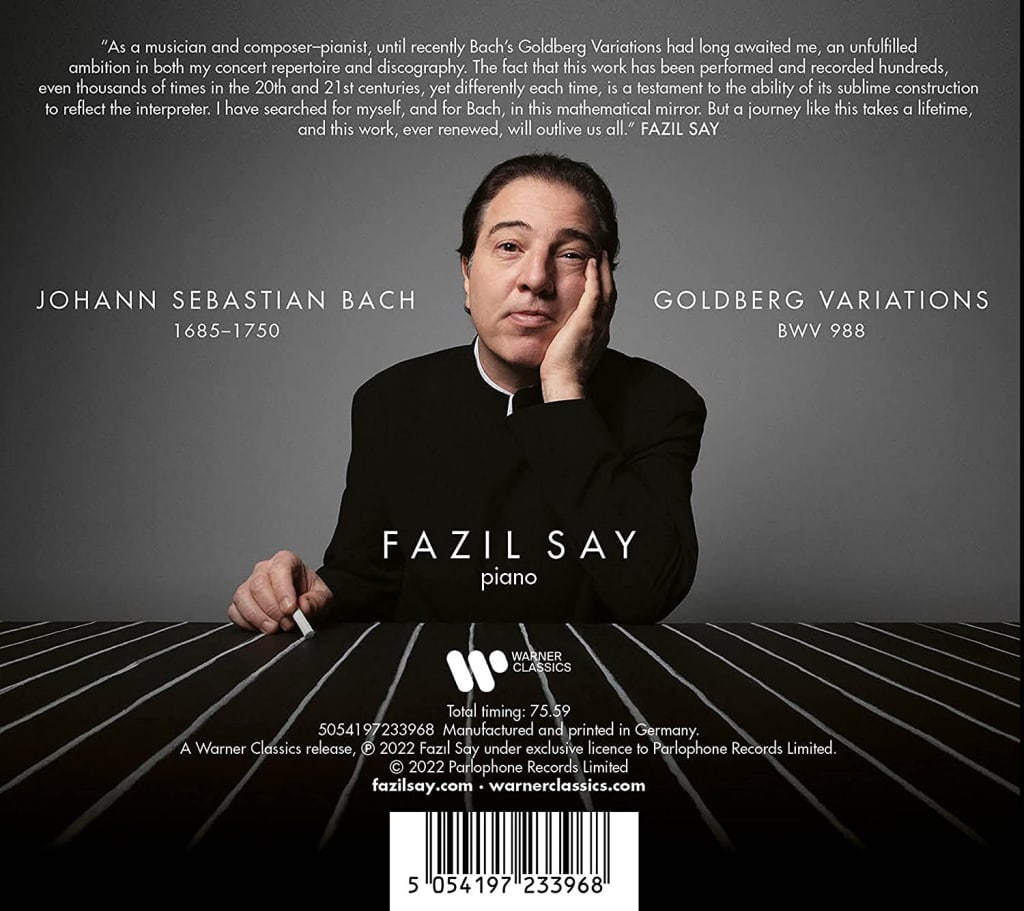 Bach: Goldberg Variations (Digipak) | Fazil Say