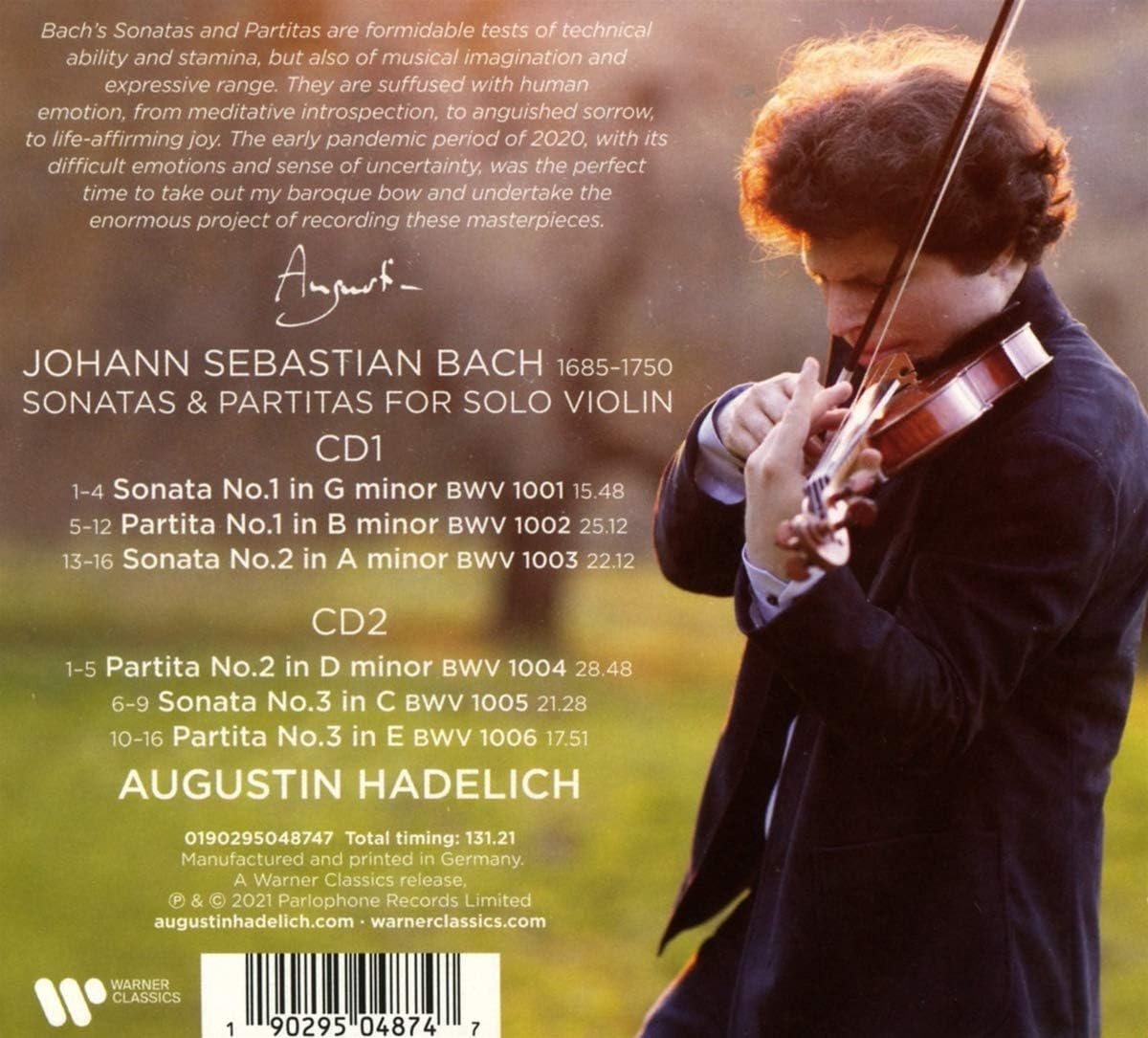 Bach: Sonatas & Partitas | Augustin Hadelich