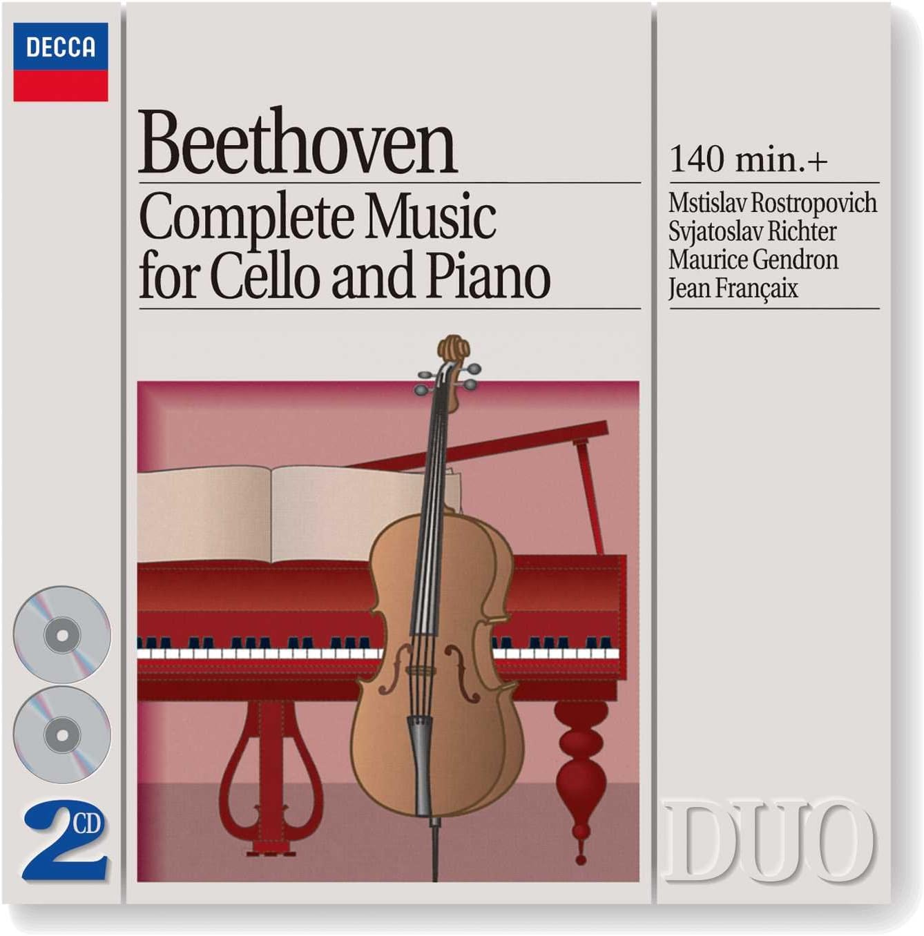 Beethoven - Complete Music for Cello & Piano | Ludwig van Beethoven, Mstislav Rostropovich, Sviatoslav Richter