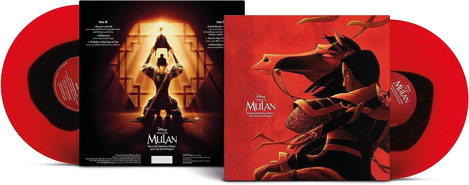 Songs From Mulan - Ruby Red and Obsidian Vinyl | Various Artists