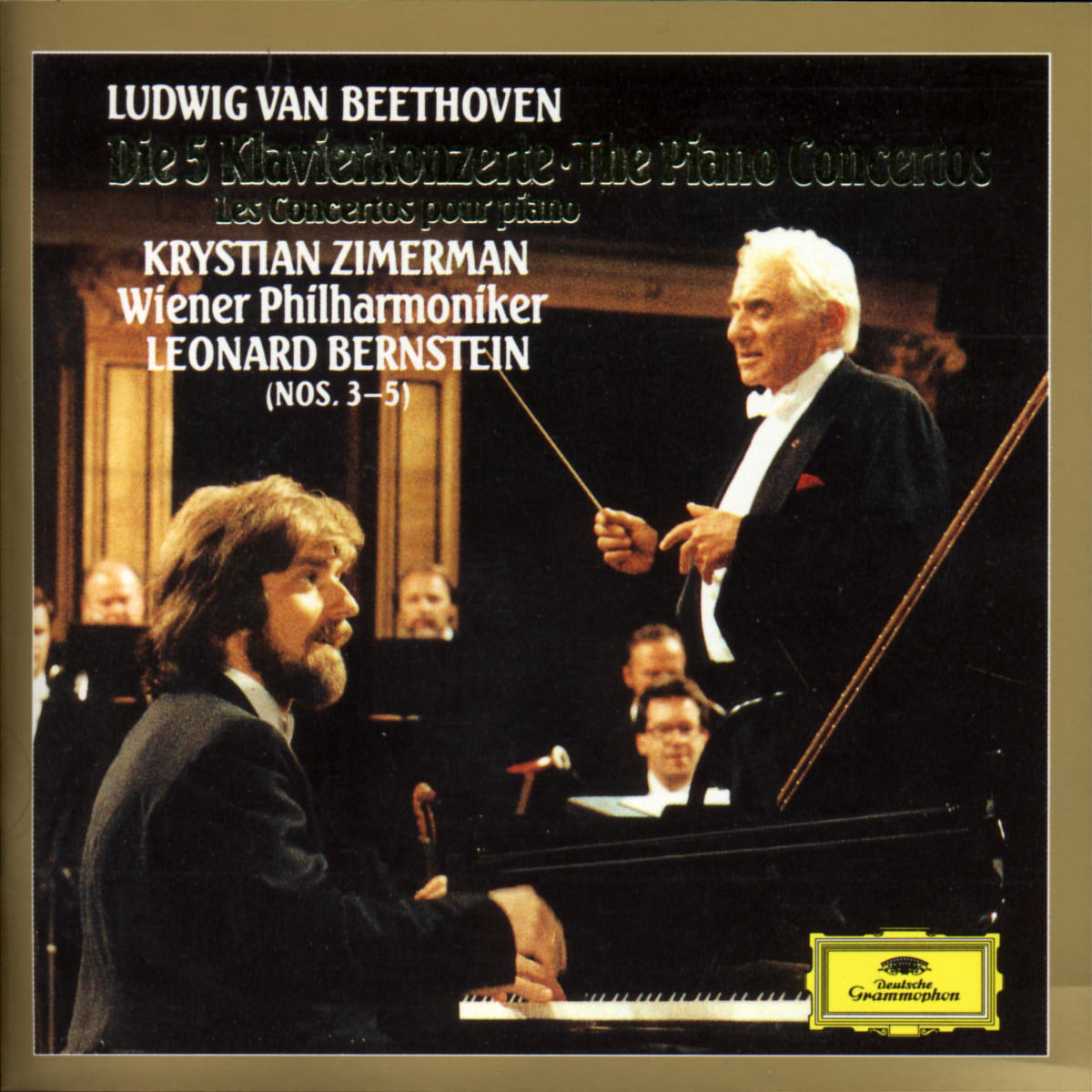 Ludwig van Beethoven: Die 5 Klavierkonzerte | Krystian Zimerman, Wiener Philharmoniker, Leonard Bern