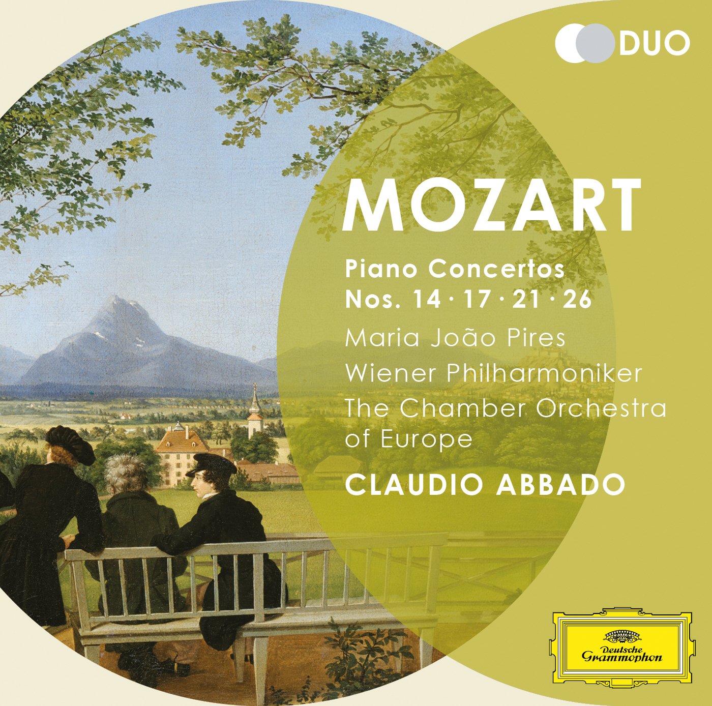 Mozart: Piano Concertos Nos. 14, 17, 21, 26 | Maria-Joao Pires, Wiener Philharmoniker, Chamber Orchestra of Europe, Claudio Abbado