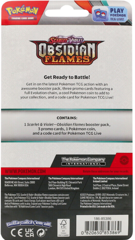 Pokemon TCG - SV03 - Premium Checklane Blister | The Pokemon Company