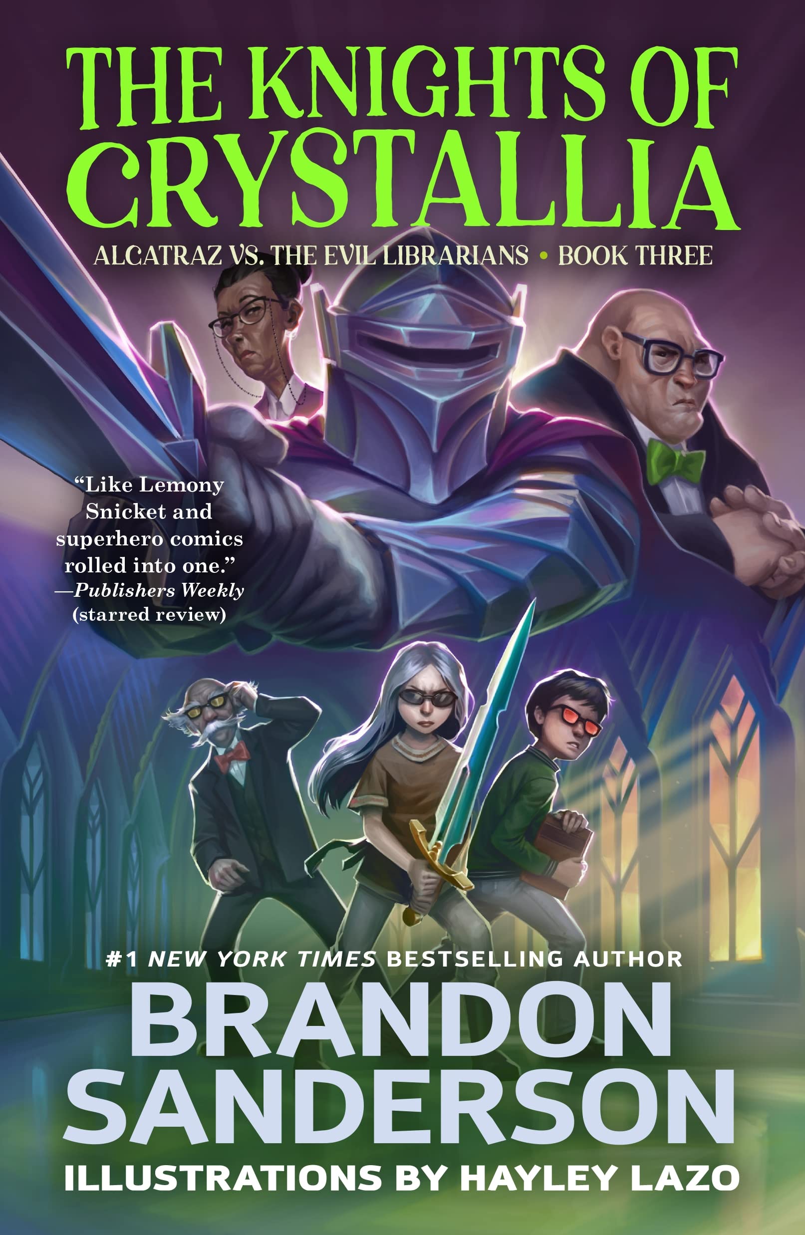 The Knights of Crystallia - Alcatraz vs the Evil Librarians | Brandon Sanderson