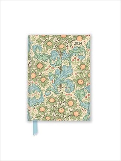 Agenda - William Morris Gallery 2024 Luxury Pocket Diary | Flame Tree Calendars