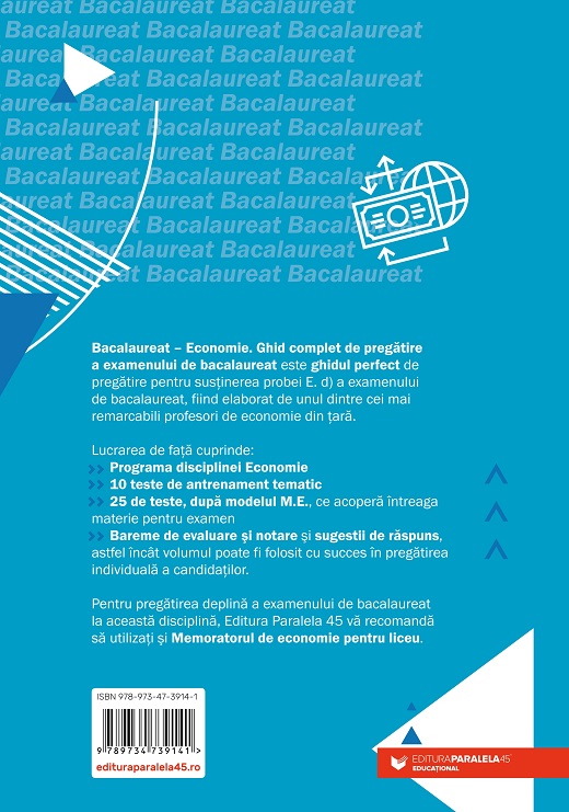 Bacalaureat. Economie. Ghid complet de pregatire a examenului de bacalaureat | Cecilia Ionescu