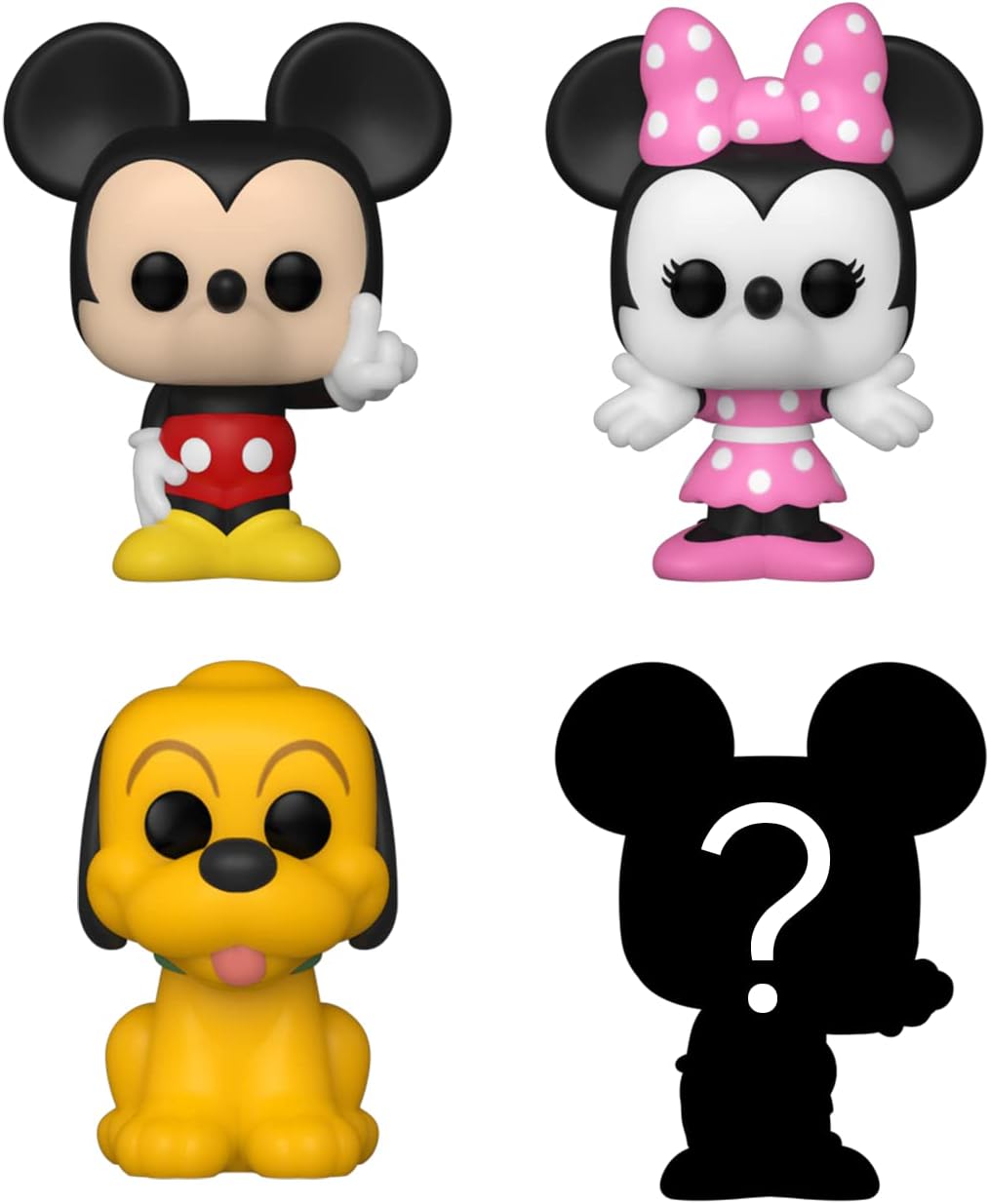 Set 4 figurine - Disney - Mickey Mouse, Minnie Mouse, Pluto | Funko