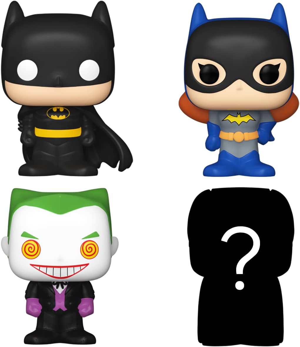 Set 4 figurine - DC - Batman, Batgirl, The Joker | Funko