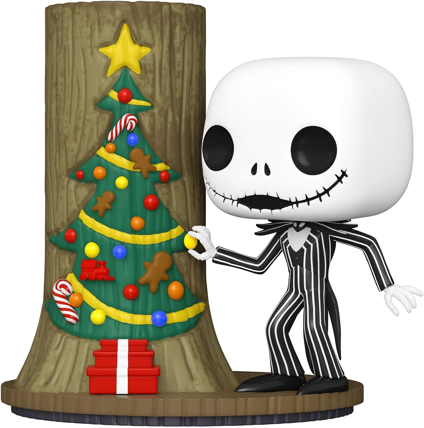 Figurina - The Nightmare Before Christmas 30th - Jack Skellington with Christmas Door | Funko