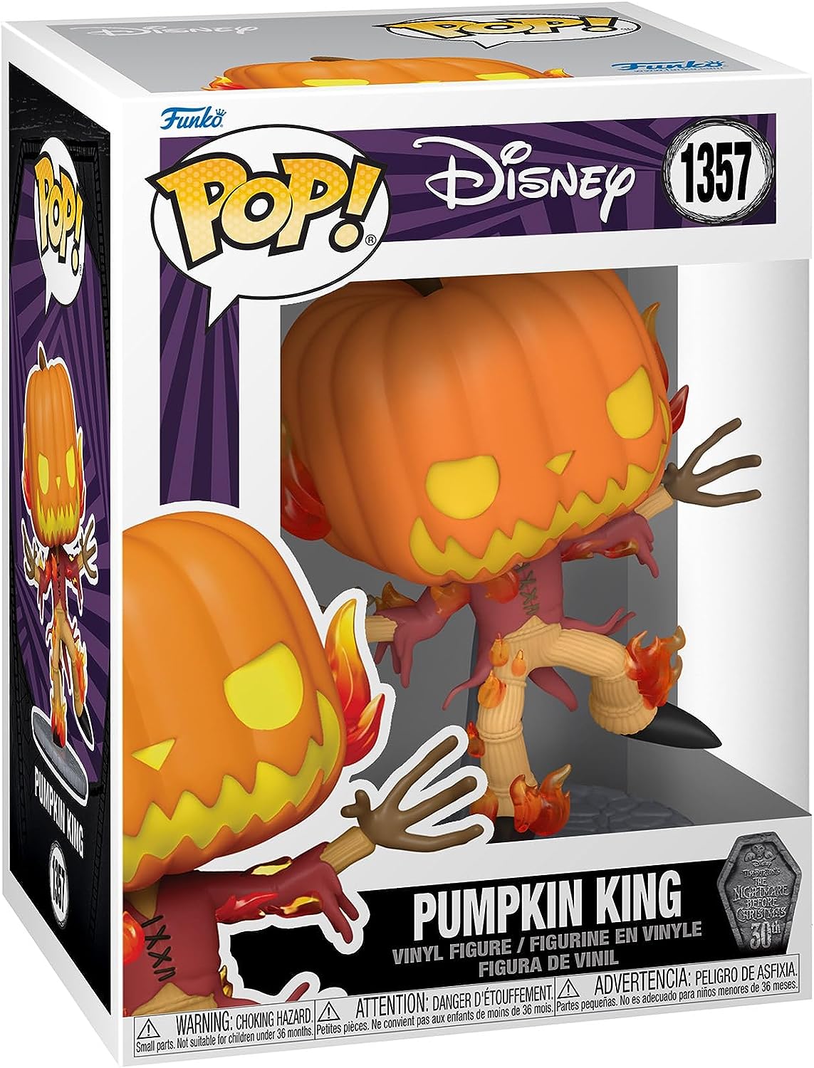 Figurina - The Nightmare Before Christmas 30th - Pumpkin King | Funko - 1 | YEO