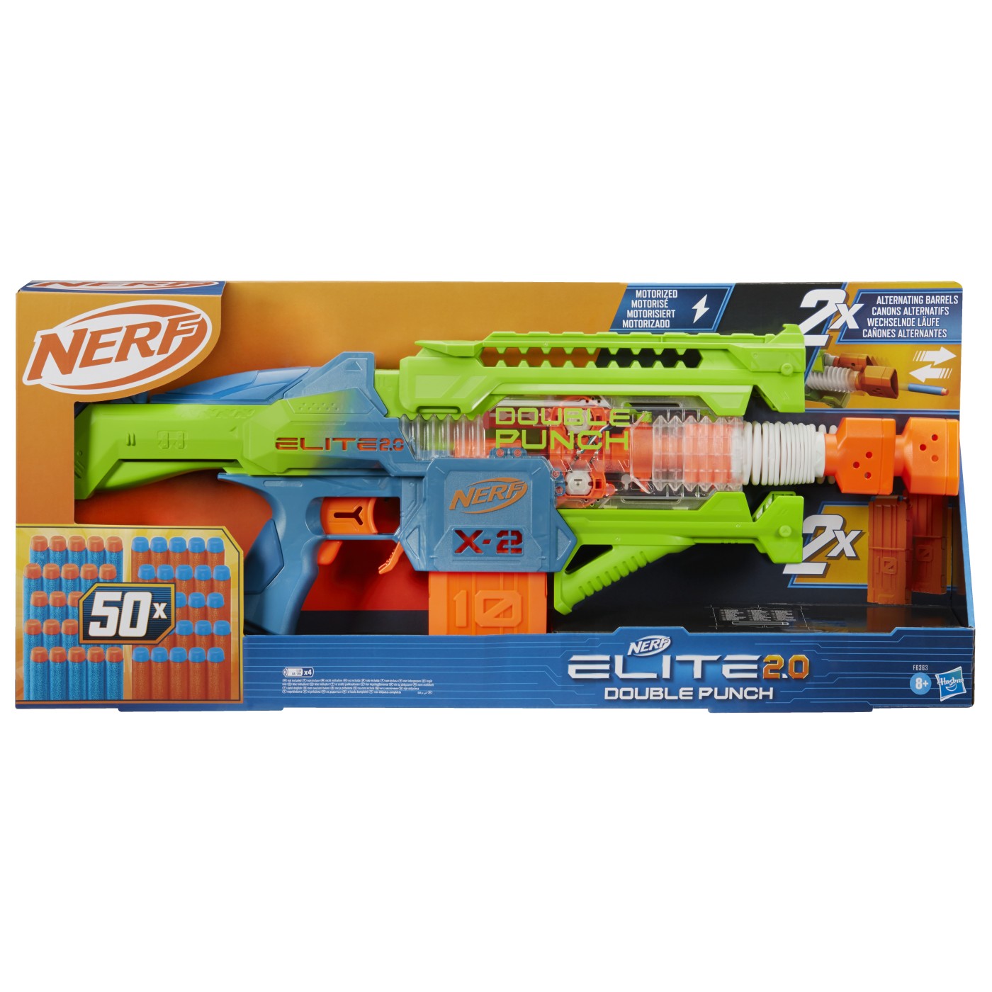 Blaster Nerf - Elite 2.0 - Double Punch | Hasbro