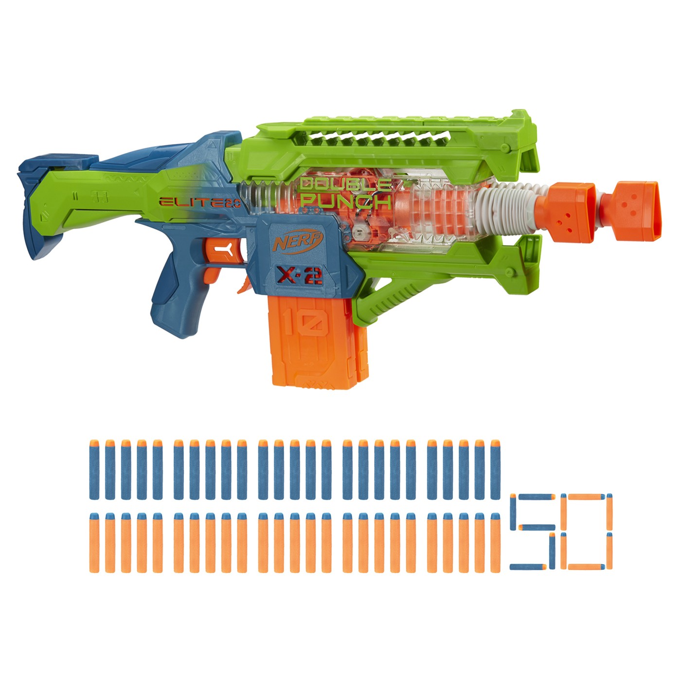 Blaster Nerf - Elite 2.0 - Double Punch | Hasbro