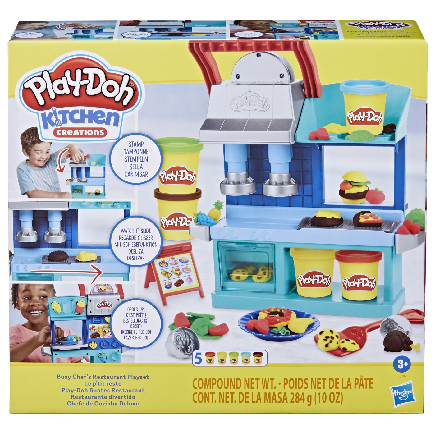 Set plastilina - Play-Doh - Kitchen Creations - Busy Chef\'s Restaurant Playset | Hasbro - 4 | YEO