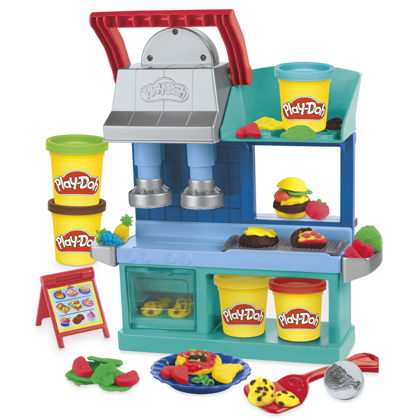 Set plastilina - Play-Doh - Kitchen Creations - Busy Chef\'s Restaurant Playset | Hasbro