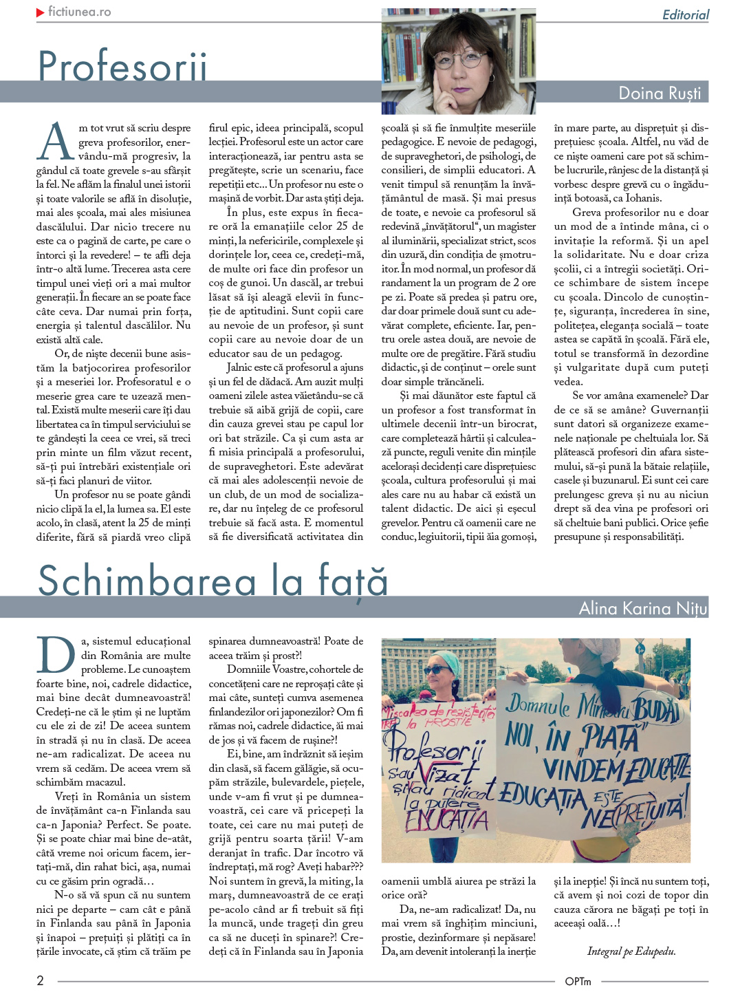 Fictiunea OPTm - Nr. 77, 19 iunie 2023 |