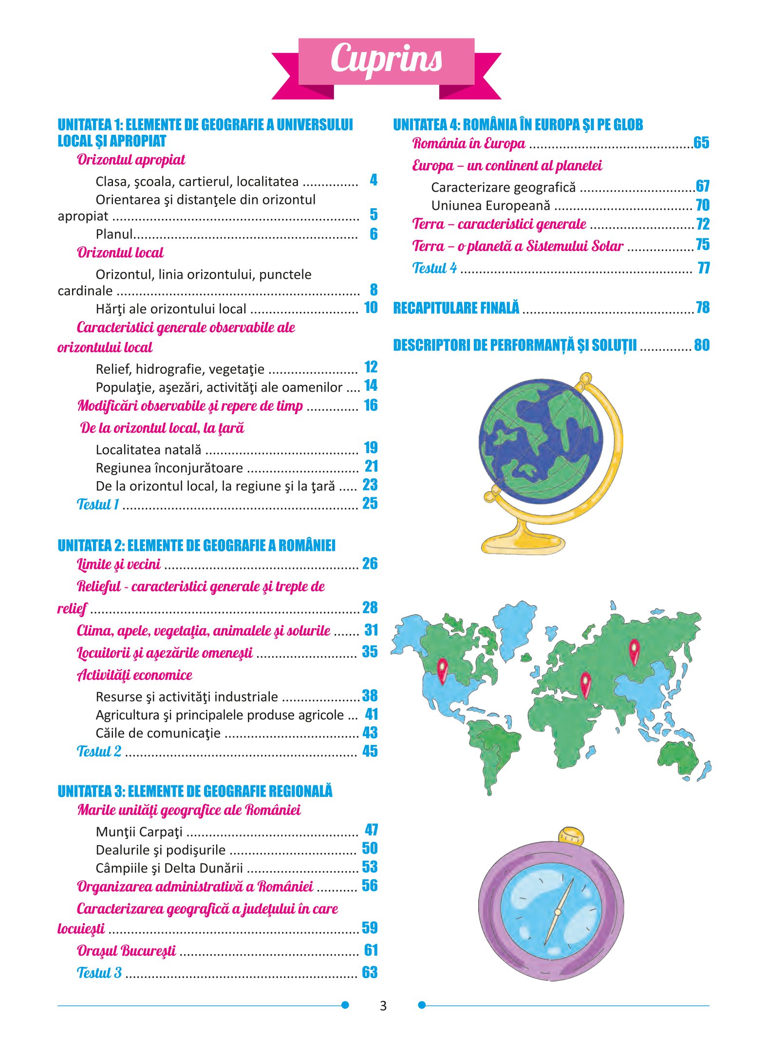 Geografie. Caiet de aplicatii pentru clasa a IV-a | Adina Micu, Simona Brie - 1 | YEO