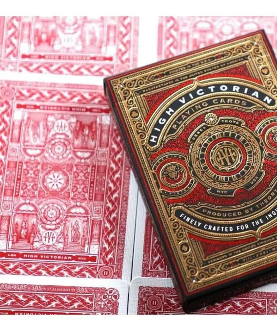 Carti de joc - High Victorian, Red | Theory11