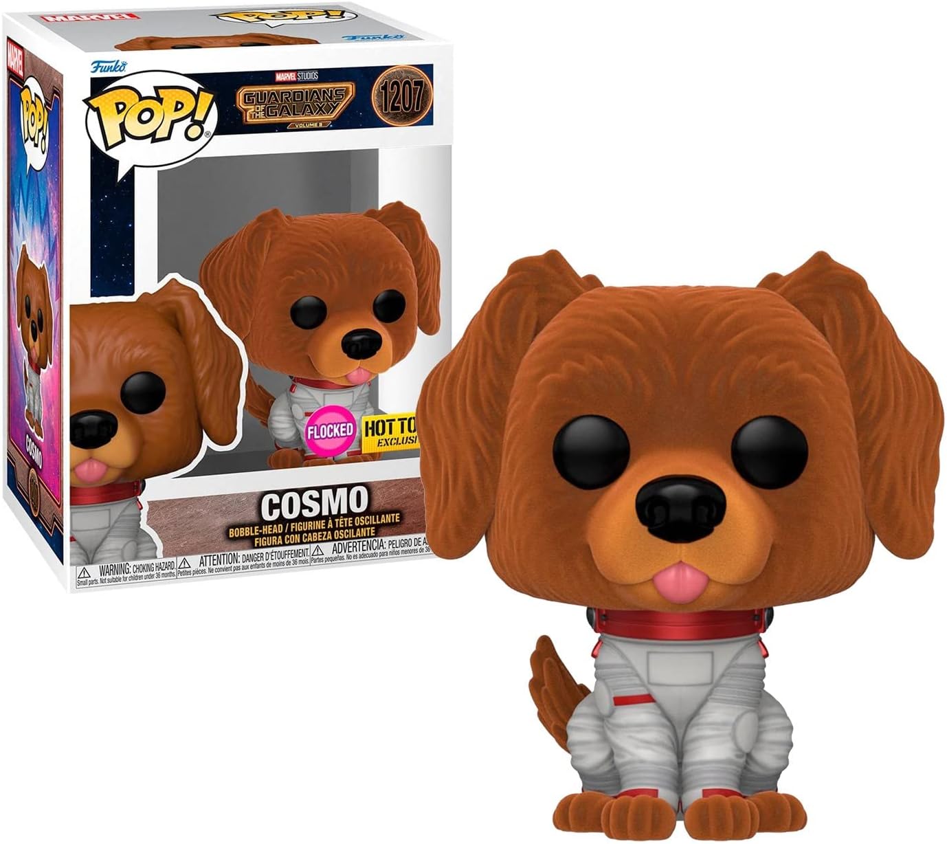 Figurina - Guardians of the Galaxy 3 - Cosmo - Flocked | Funko