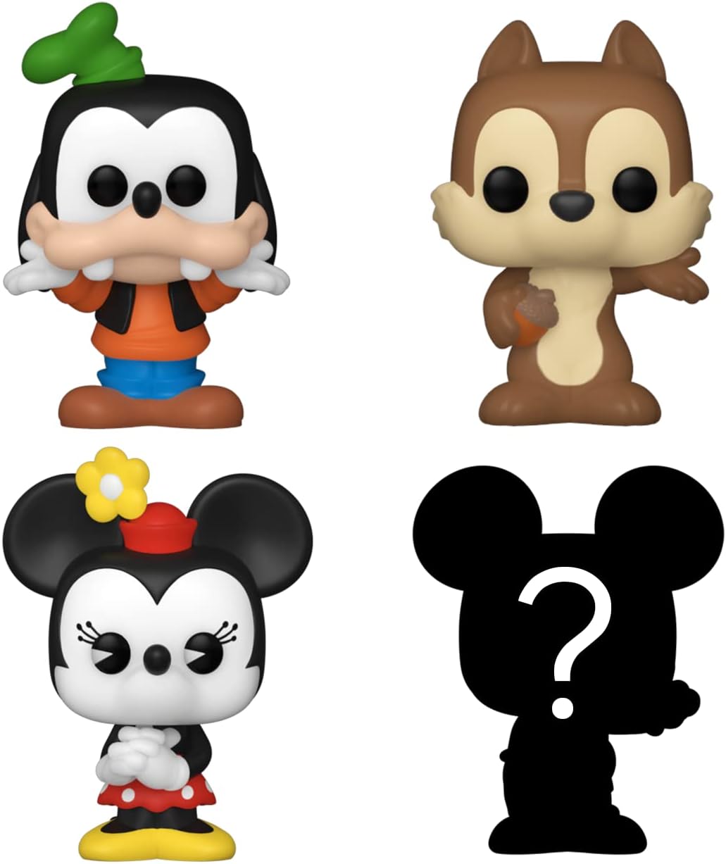 Set 4 figurine - Disney - Goofy, Chip, Minnie Mouse | Funko