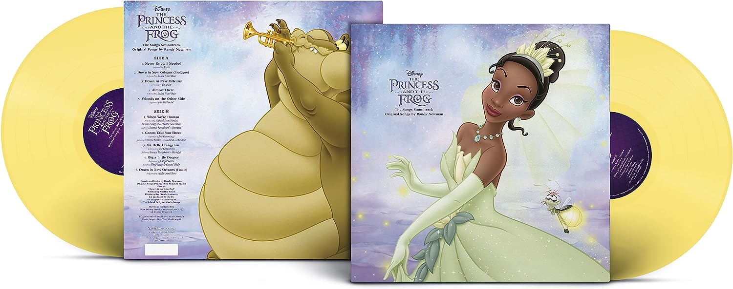 The Princess And The Frog Soundtrack (Lemon Yellow Vinyl) | Various Artists - 1 | YEO