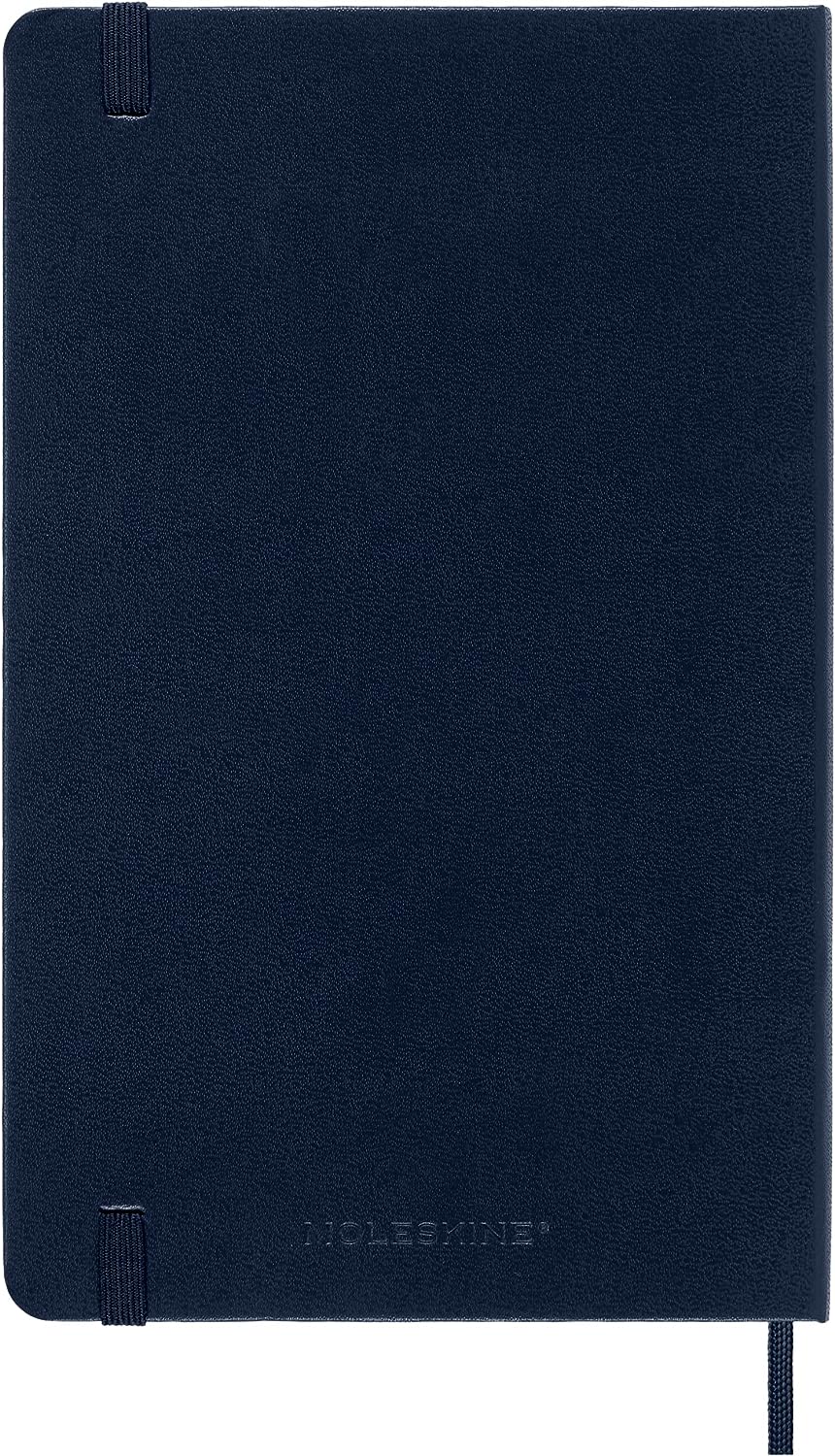 Agenda 2024 - 12-Month Daily - Large, Hard Cover - Sapphire Blue | Moleskine - 5 | YEO