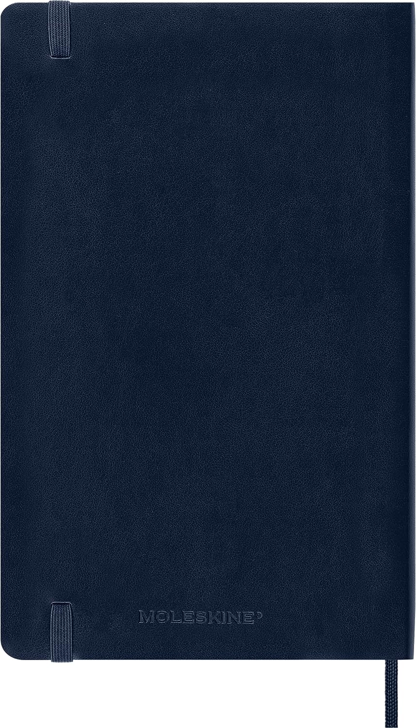 Agenda 2024 - 12-Month Daily - Large, Soft Cover - Sapphire Blue | Moleskine - 5 | YEO