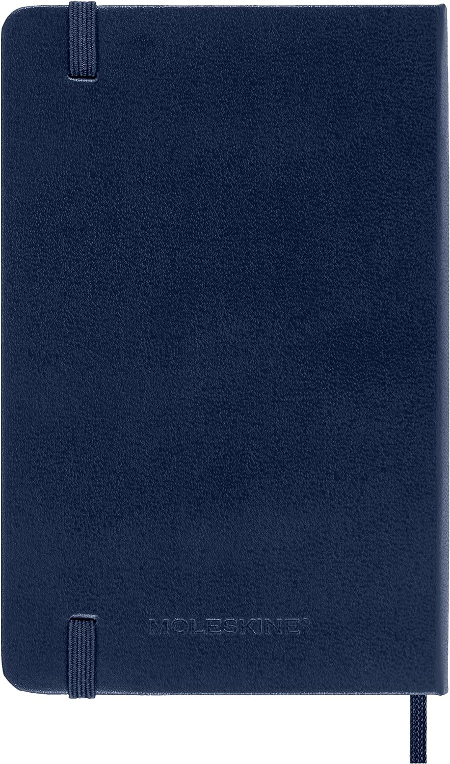 Agenda 2024 - 12-Month Daily - Pocket, Hard Cover - Sapphire Blue | Moleskine - 5 | YEO