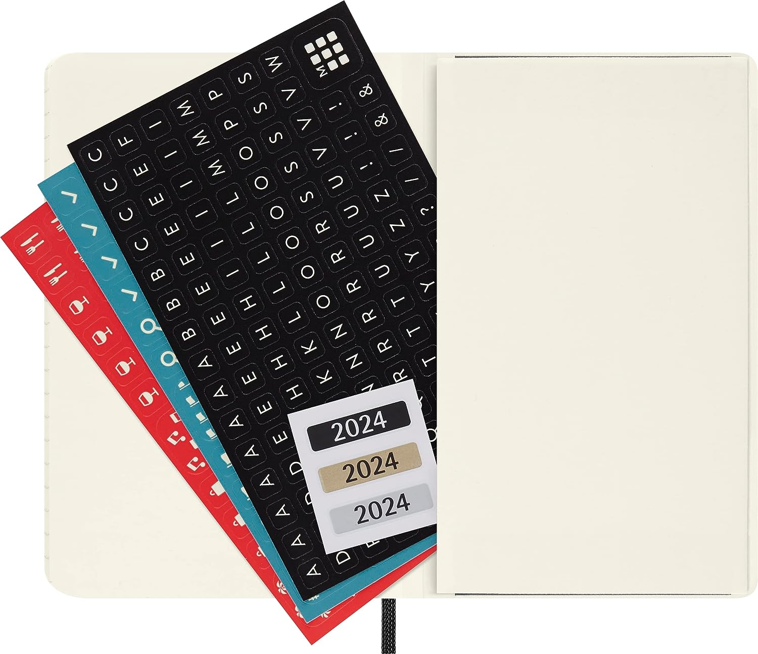 Agenda 2024 - 12-Month Daily - Pocket, Soft Cover - Black | Moleskine - 4 | YEO