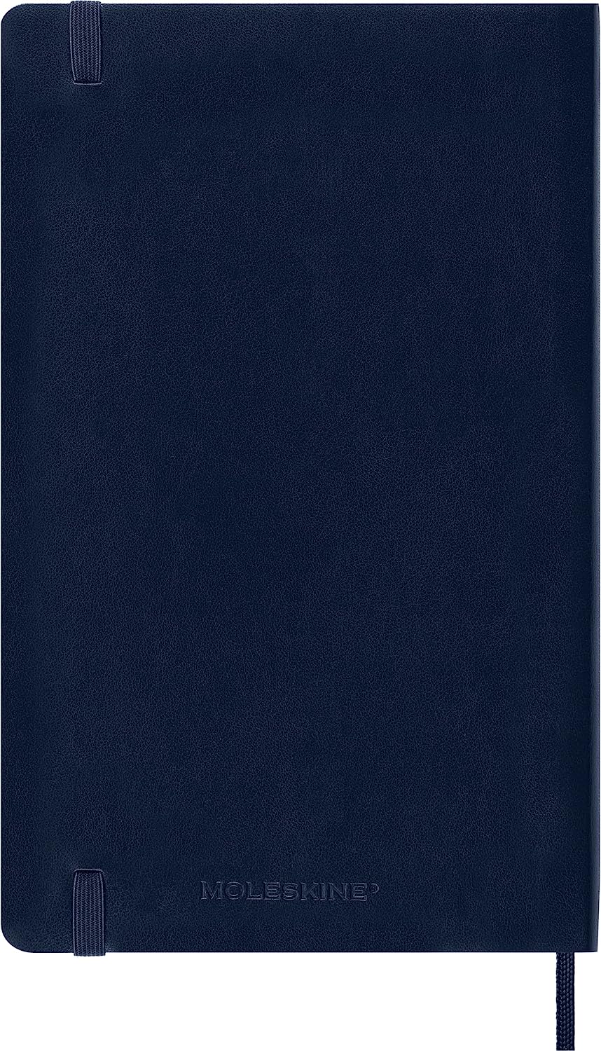 Agenda 2024 - 12-Month Weekly - Large, Soft Cover - Sapphire Blue | Moleskine - 5 | YEO