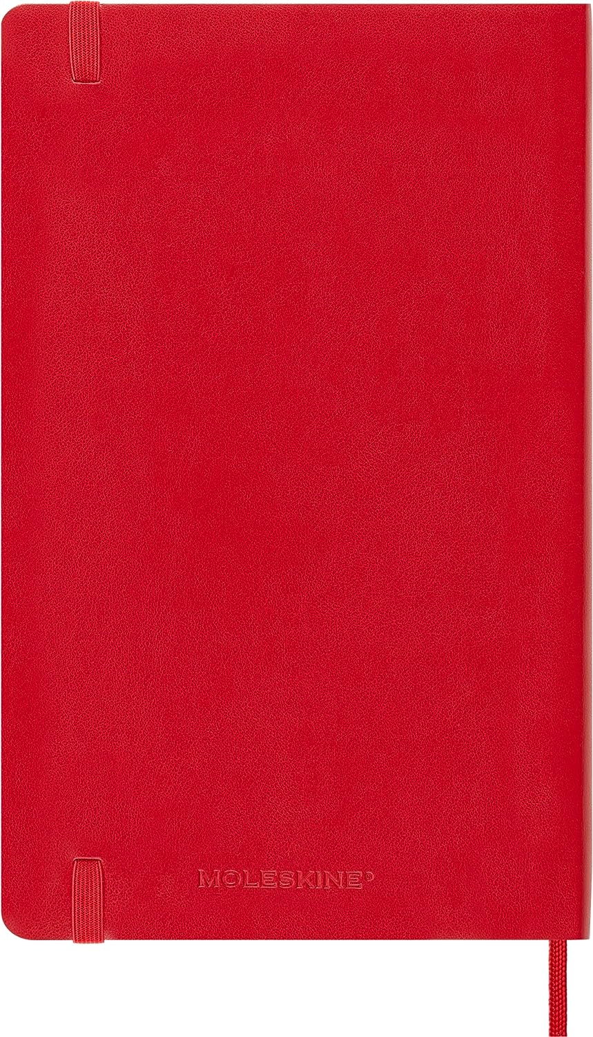 Agenda 2024 - 12-Month Weekly - Large, Soft Cover - Scarlet Red | Moleskine - 5 | YEO