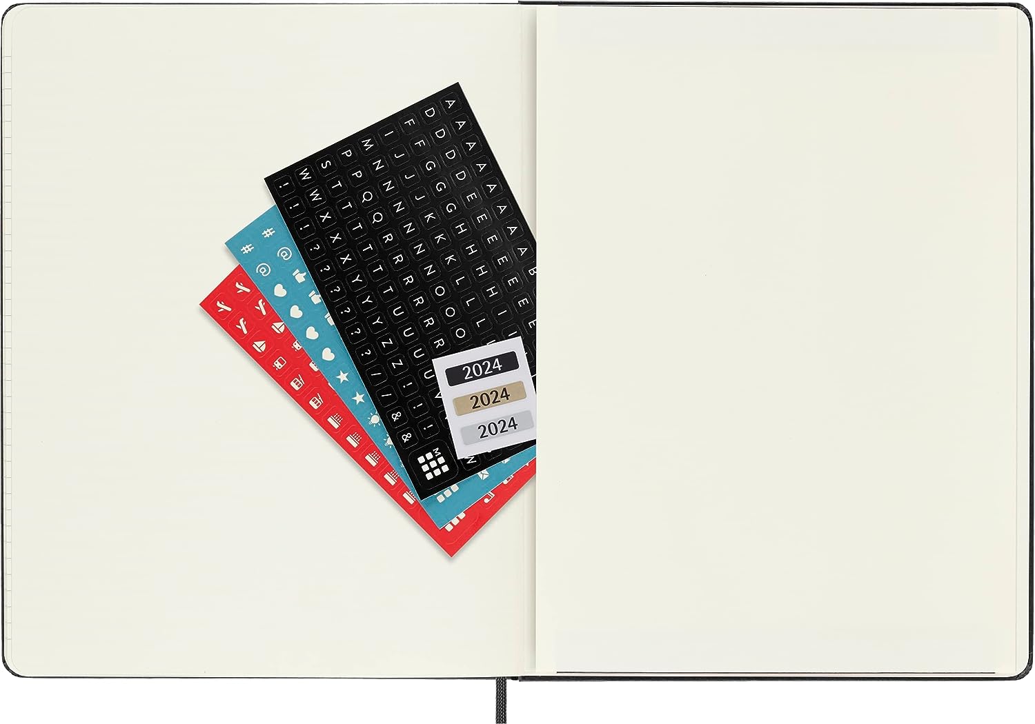 Agenda 2024 - 12-Month Weekly - XL, Hard Cover - Black | Moleskine - 4 | YEO