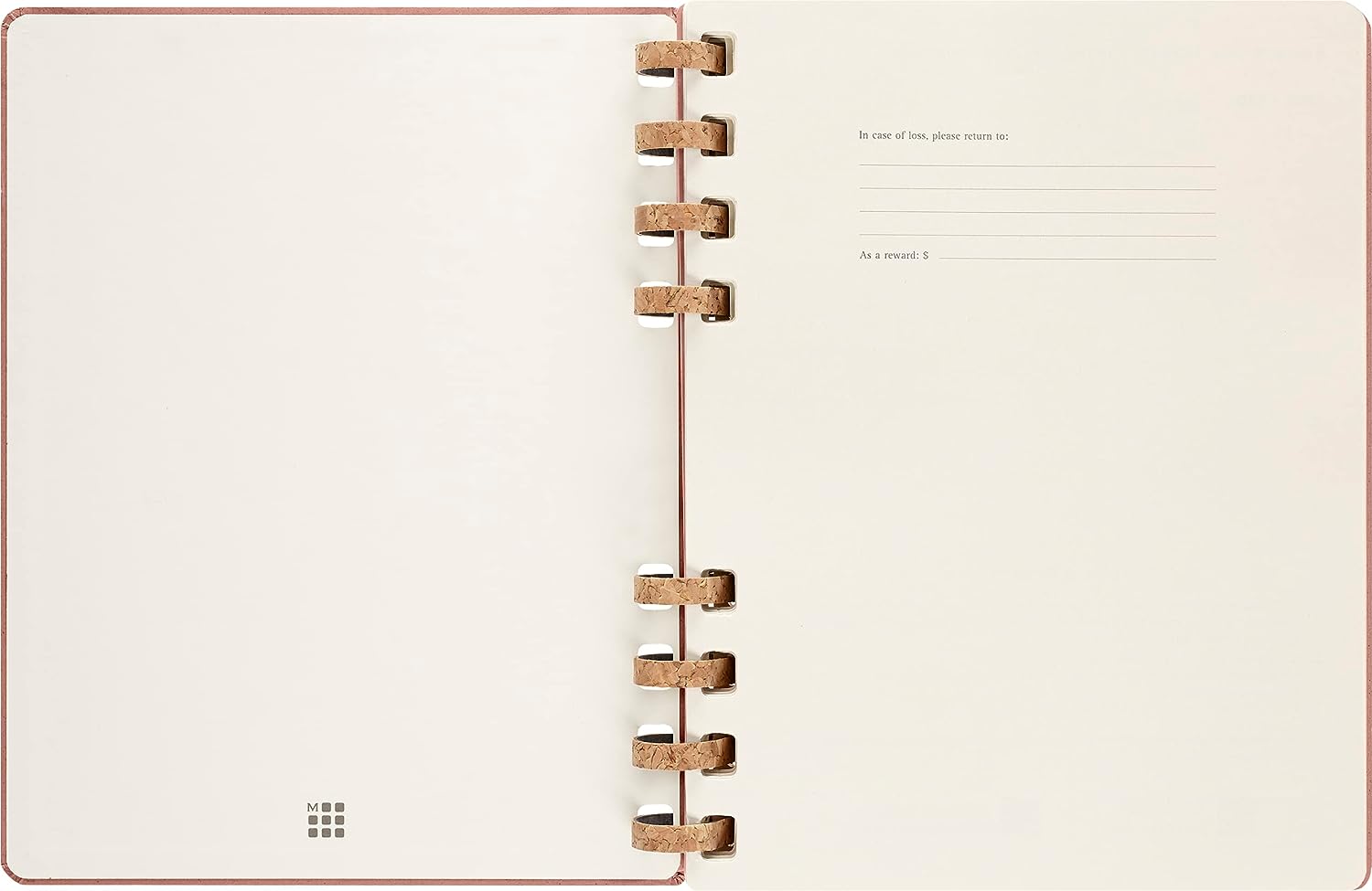 Agenda 2024 - 12 Months Spiral Planner - XL, Hard Cover - Crush Almond | Moleskine