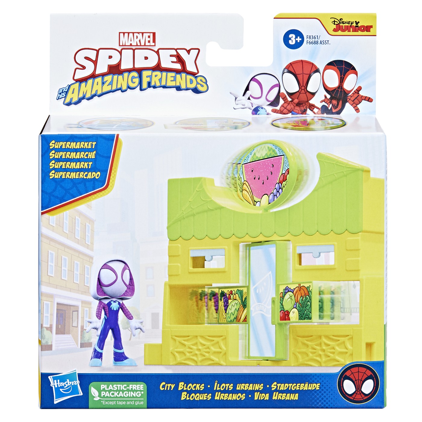 Set de constructie - City Bloks - Spidey prieteni extraordinari | Hasbro