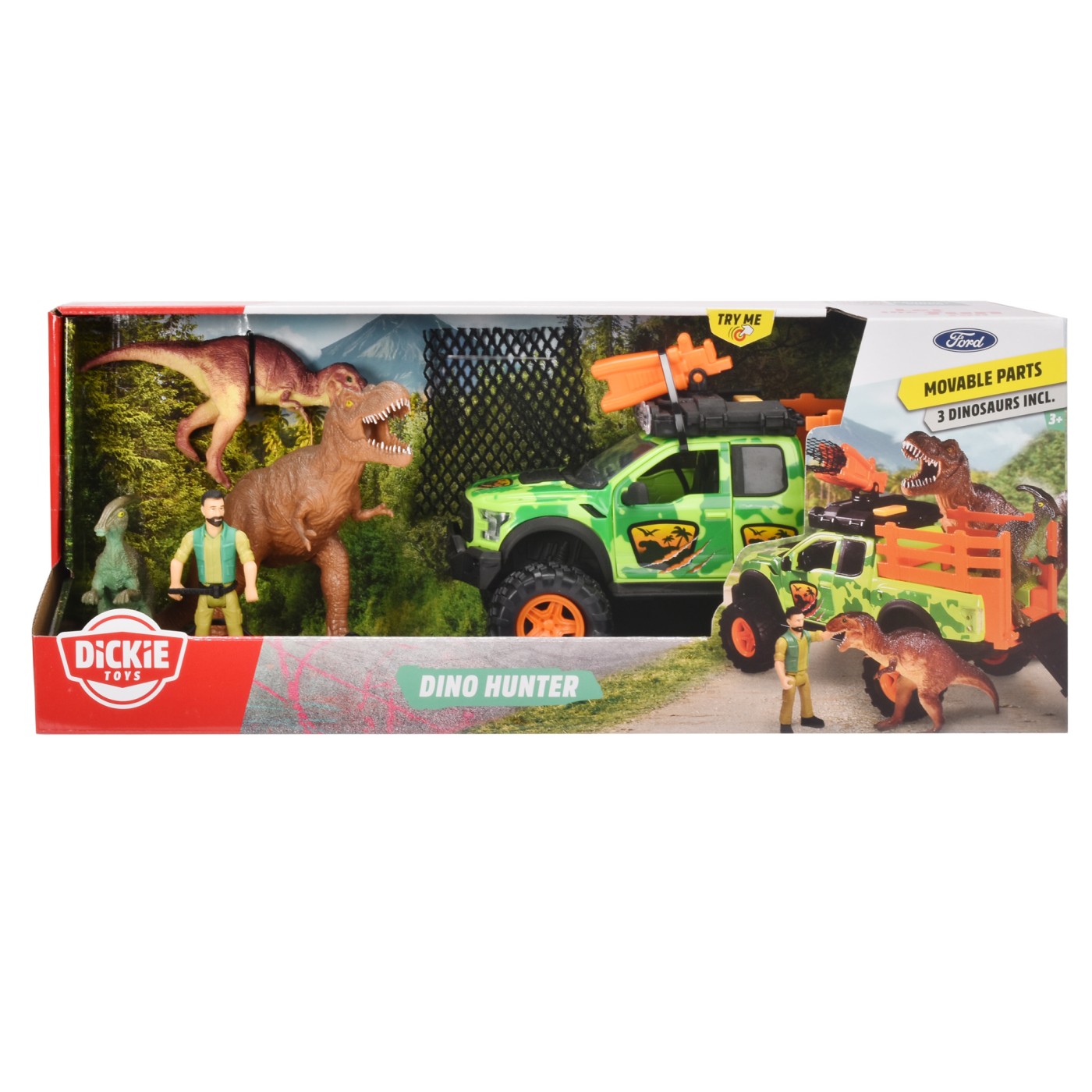 Set masinuta si figurine - Dickie Dino Hunter | Dickie Toys - 5 | YEO