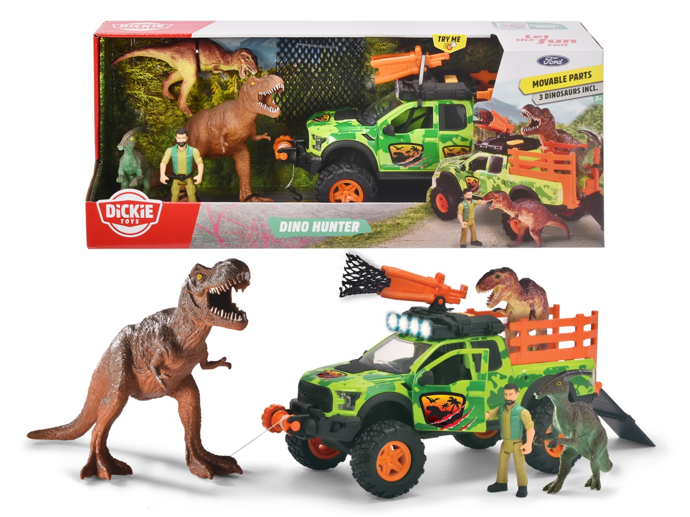 Set masinuta si figurine - Dickie Dino Hunter | Dickie Toys - 4 | YEO