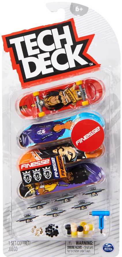 Set 4 Tech Deck - Finesse | Spin Master - 1 | YEO