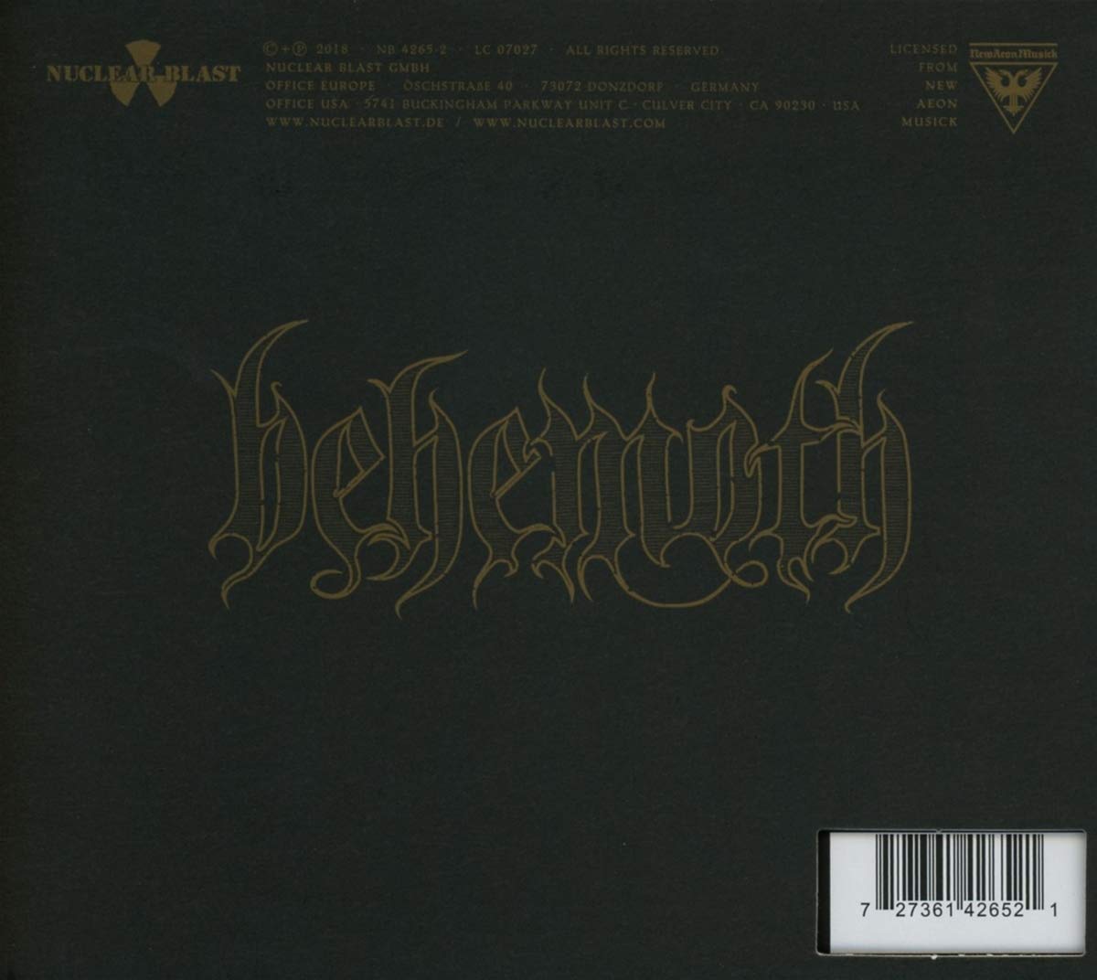 I Loved You At Your Darkest | Behemoth - 1 | YEO