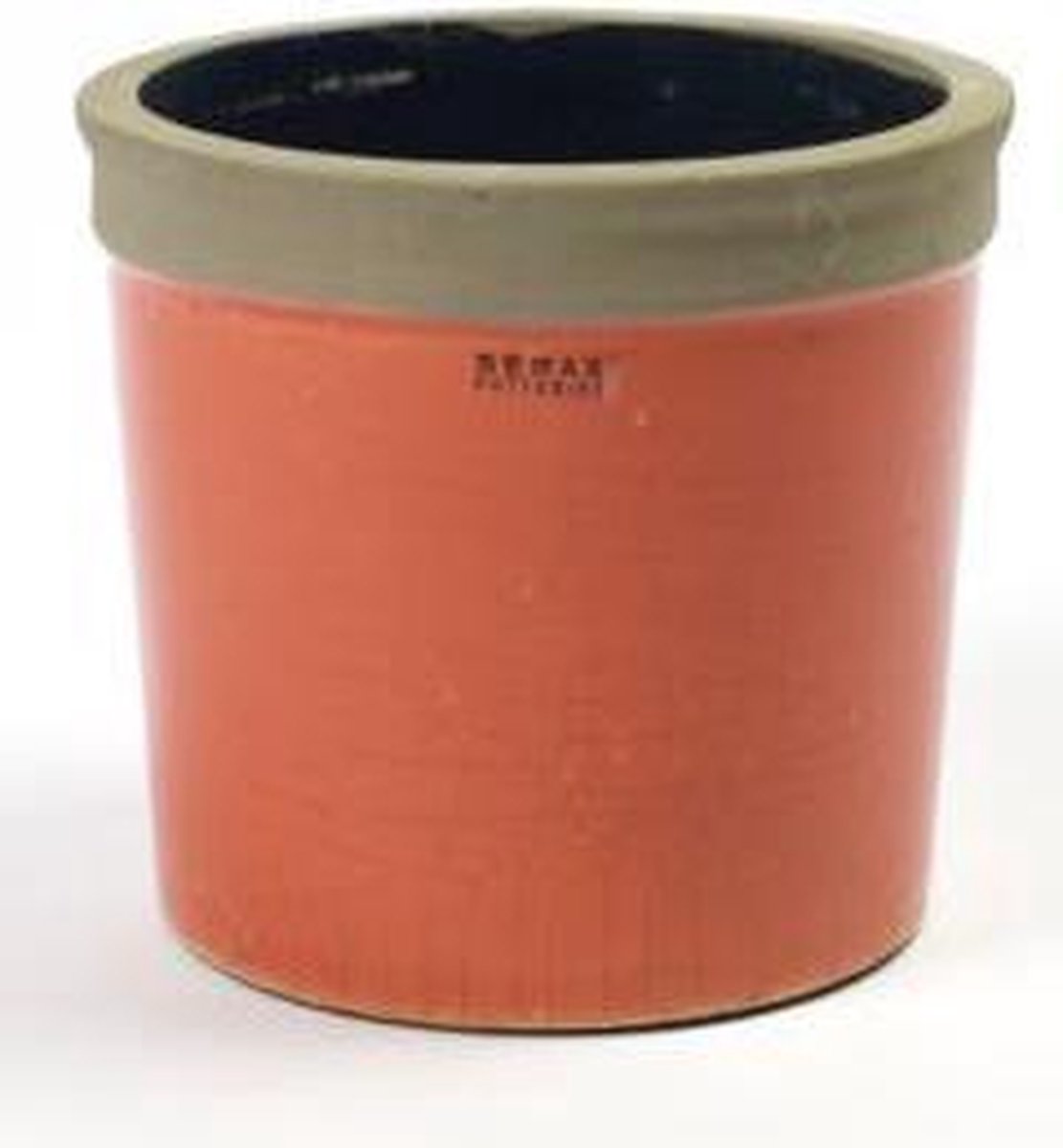Ghiveci - Glazuurpot Crackle Orange Large, D15