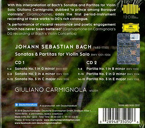 Bach: Sonatas & Partitas | Giuliano Carmignola