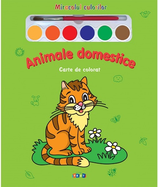Animale domestice – Carte de colorat | carturesti.ro Carte