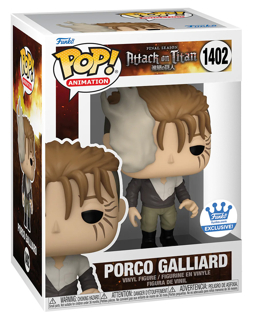  Figurina - Attack on Titan - Porco Galliard | Funko 