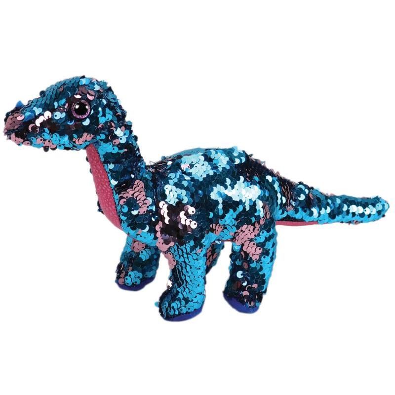 Jucarie - Small Flippables Sequins - Pink-Aqua Dinosaur | Ty