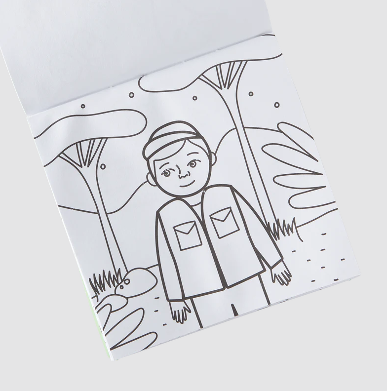 Carry along coloring book set - On Safari |