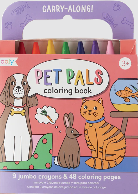 Carry along coloring book set - Pet Pals |