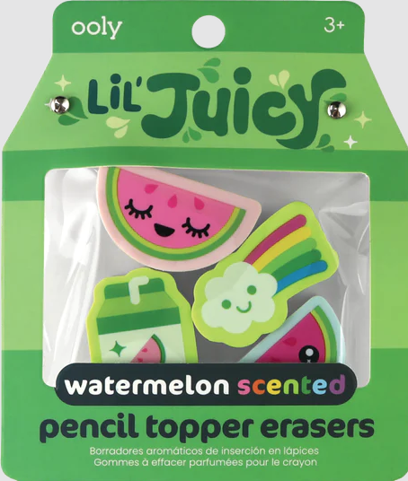 Set 4 radiere parfumate - Lil Juicy - Watermelon | Ooly