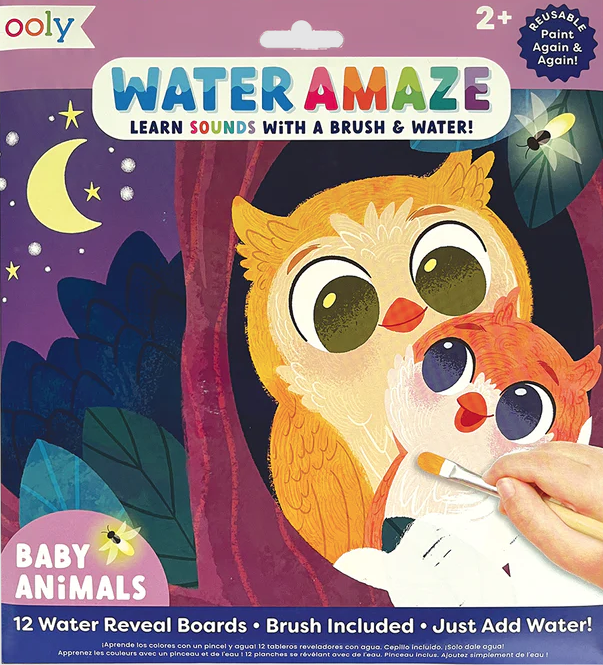 Water amaze water reveal boards - Baby animals |