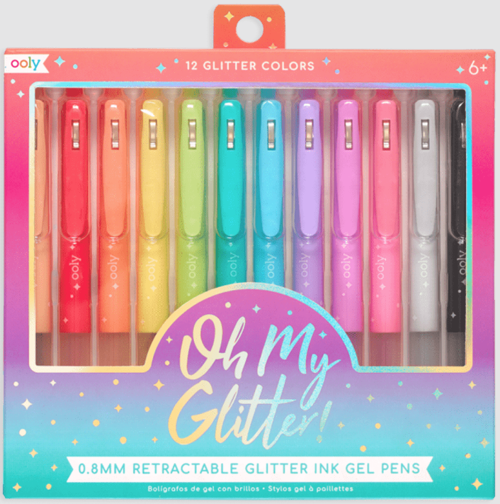 Set 12 pixuri cu gel si sclipici - Oh My Glitter! | Ooly