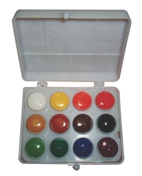 Set acuarele - Colibri - 12 culori | Combinatul Fondului Plastic