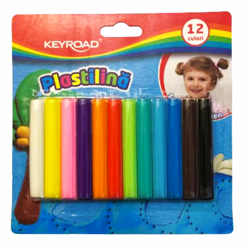 Plastilina - 12 culori | Keyroad